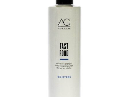 AG Hair Cosmetics Moisture Fast Food Sulfate-Free Shampoo by AG Hair Cosmetics for Unisex - 10 oz Shampoo For Sale