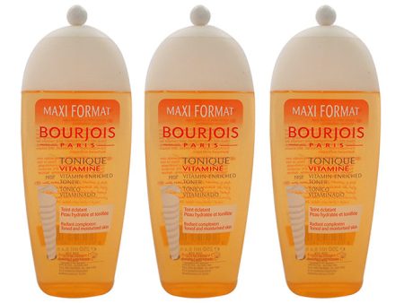 Bourjois Maxi Format Vitamin-Enriched Toner by Bourjois for Women - 8.4 oz Toner - Pack of 3 Sale