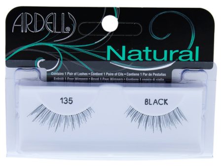 Ardell Natural Lashes - # 135 Black by Ardell for Women - 1 Pair Eyelashes For Discount