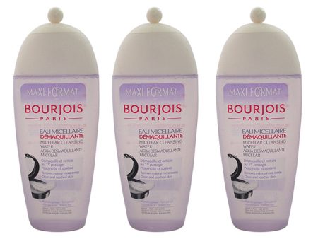 Bourjois Maxi Format Micellar Cleansing Water by Bourjois for Women - 8.4 oz Cleansing Water - Pack of 3 Discount