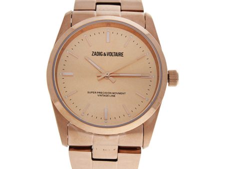 Zadig & Voltaire ZVF230 Rose Gold Stainless Steel Bracelet Watch by Zadig & Voltaire for Unisex - 1 Pc Watch Online