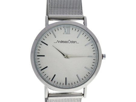 Andreas Osten AO-131 Distrig - Silver Stainless Steel Mesh Bracelet Watch by Andreas Osten for Unisex - 1 Pc Watch Online Sale