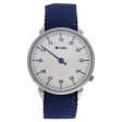 Kulte KUTPBL Forever - Silver Blue Nylon Strap Watch by Kulte for Unisex - 1 Pc Watch Discount