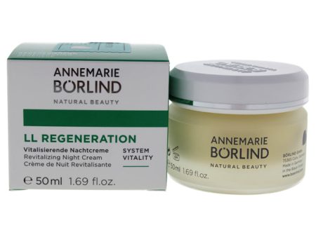 Annemarie Borlind LL Regeneration System Vitality Revitalizing Night Cream by Annemarie Borlind for Unisex - 1.7 oz Cream Hot on Sale