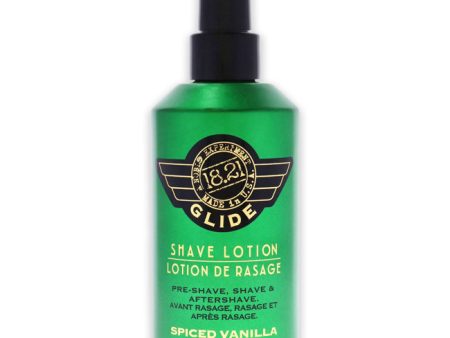 18.21 Man Made Glide Shave Lotion - Spiced Vanilla by 18.21 Man Made for Men - 6 oz Shave Lotion Online now