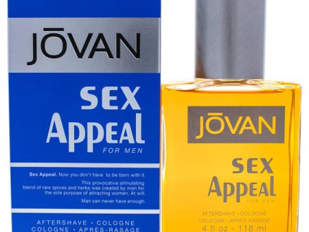 Coty Jovan Sex Appeal by Coty for Men - 4 oz After Shave Splash Online Sale