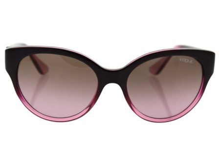 Vogue Vogue VO5035S 2380 14 - Marc Gradient Trasparent Pink Pink Gradient Brown by Vogue for Women - 56-18-135 mm Sunglasses Sale