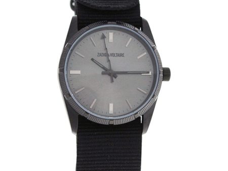 Zadig & Voltaire ZVF218 Fusion - Black Nylon Strap Watch by Zadig & Voltaire for Unisex - 1 Pc Watch For Discount