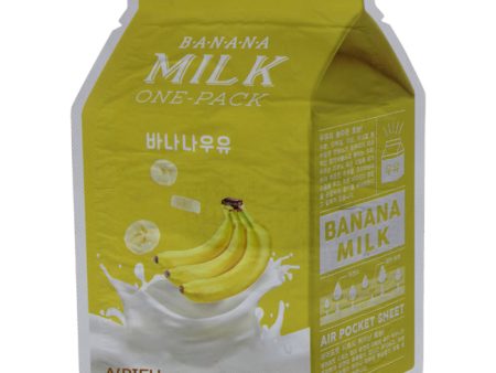 Apieu Banana Milk Sheet Mask by Apieu for Unisex - 0.74 oz Mask For Discount