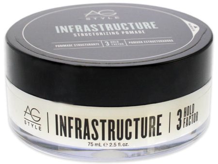 AG Hair Cosmetics Infrastructure Structurizing Pomade by AG Hair Cosmetics for Unisex - 2.5 oz Pomade on Sale