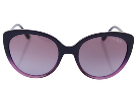 Vogue Vogue VO5060S 2413 8H - Top Violet Gradient Violet Violet Gradient by Vogue for Women - 53-19-135 mm Sunglasses Sale