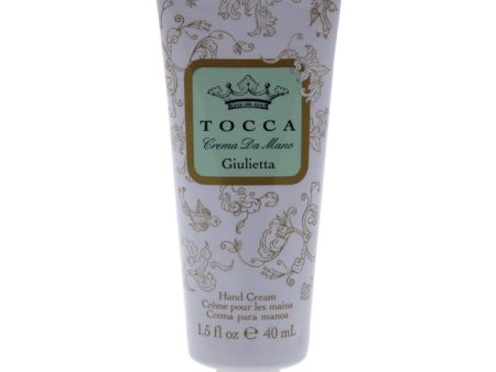 Tocca Giulietta Hand Cream by Tocca for Women - 1.5 oz Cream Supply