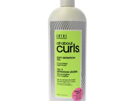 All About Curls Soft Definition Gel by All About Curls for Unisex - 32 oz Gel Hot on Sale