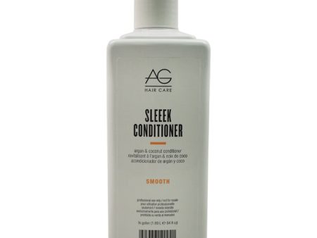 AG Hair Cosmetics Sleeek Argan Coconut Conditioner by AG Hair Cosmetics for Unisex - 64 oz Conditioner Online Sale