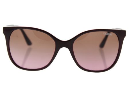 Vogue Vogue VO5032S 2262 14 - Top Bordeaux Glitter Pink  Pink Gradient Brown by Vogue for Women - 54-18-140 mm Sunglasses Cheap