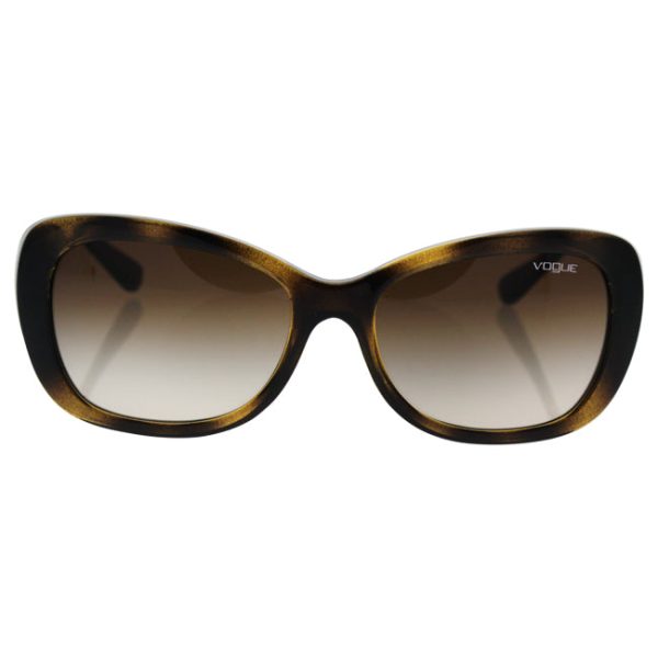 Vogue Vogue VO2943SB W656 13 - Dark Havana Brown Gradient by Vogue for Women - 55-17-135 mm Sunglasses Online Hot Sale