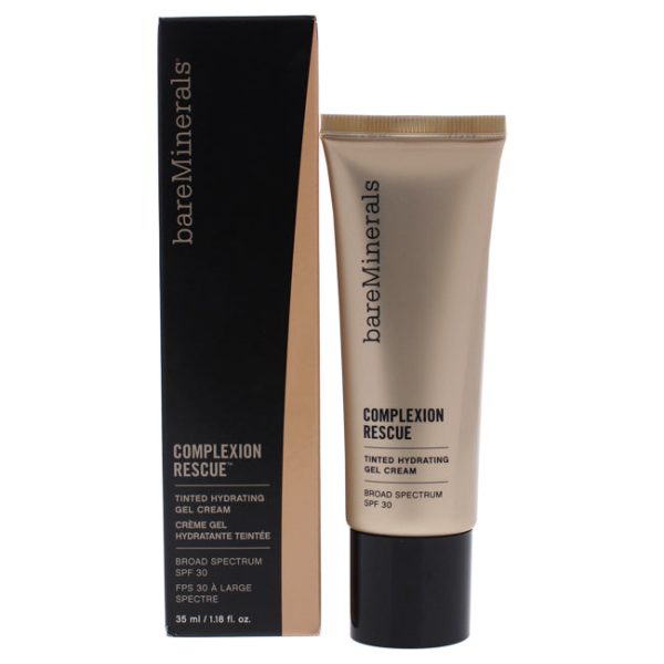 bareMinerals Complexion Rescue Tinted Hydrating Gel Cream SPF 30 - 04 Suede by bareMinerals for Women - 1.18 oz Foundation For Discount