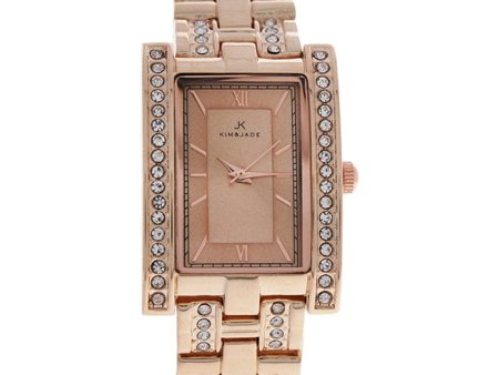 Kim & Jade 2060L-GPGP Rose Gold Stainless Steel Bracelet Watch by Kim & Jade for Women - 1 Pc Watch Cheap