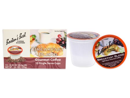 Bostons Best Breakfast Blend Gourmet Coffee by Bostons Best for Unisex - 12 Cups Coffee For Sale