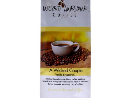 Bostons Best A Wicked Couple Vanilla and Hazelnut Ground Coffee by Bostons Best - 11 oz Coffee For Sale