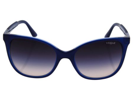 Vogue Vogue VO5032S 2384 36 - Top Dark Blue Violet Transparent Pink Gradient Grey by Vogue for Women - 54-18-140 mm Sunglasses Online Sale