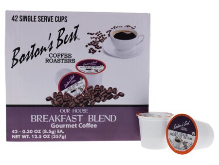 Bostons Best Breakfast Blend Gourmet Coffee by Bostons Best for Unisex - 42 Cups Coffee Online now