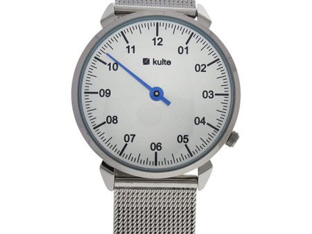 Kulte KU15-0011 Silver Stainless Steel Mesh Bracelet Watch by Kulte for Unisex - 1 Pc Watch Cheap