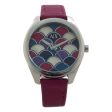 Armani Exchange AX5523 Geo Purple Leather Watch by Armani Exchange for Women - 1 Pc Watch For Sale