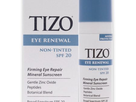 Tizo Eye Renewal Non-Tinted SPF 20 by Tizo for Women - 0.5 oz Sunscreen For Sale