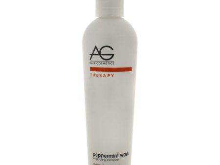 AG Hair Cosmetics Peppermint Wash Invigorating Shampoo by AG Hair Cosmetics for Unisex - 8 oz Shampoo Online Hot Sale