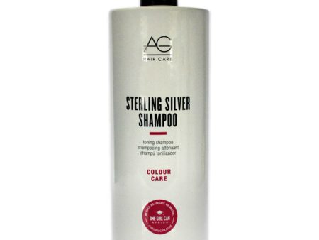 AG Hair Cosmetics Sterling Silver Toning Shampoo by AG Hair Cosmetics for Unisex - 33.8 oz Shampoo Hot on Sale