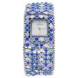 Manoush MSHMAB Marilyn - Silver Blue Stainless Steel Bracelet Watch by Manoush for Women - 1 Pc Watch Online Sale