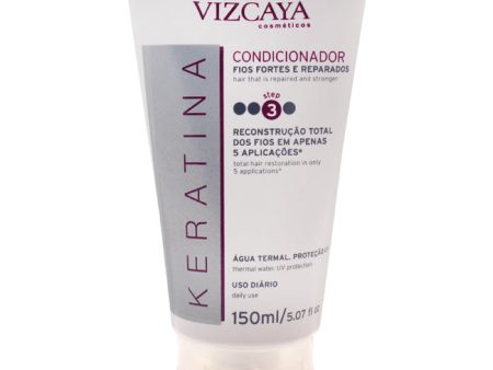 Vizcaya Keratina Conditioner Total Hair Reconstruction by Vizcaya for Unisex - 5.07 oz Conditioner Sale