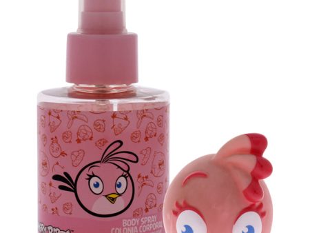 Angry Birds Angry Birds Pink by Angry Birds for Unisex - 2 Pc Gift Set 3.4oz Cologne Spray, Coin Bank For Sale