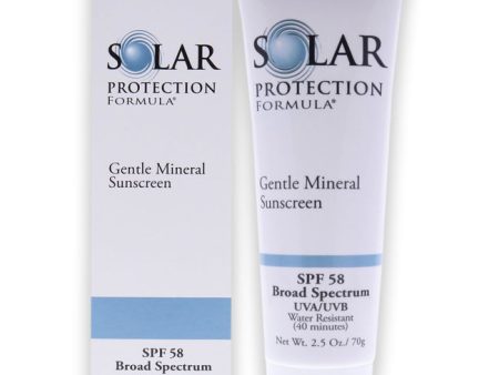 Tizo Solar Protection Formula Gentle Mineral Sunscreen SPF 58 by Tizo for Unisex - 2.5 oz Sunscreen Online now