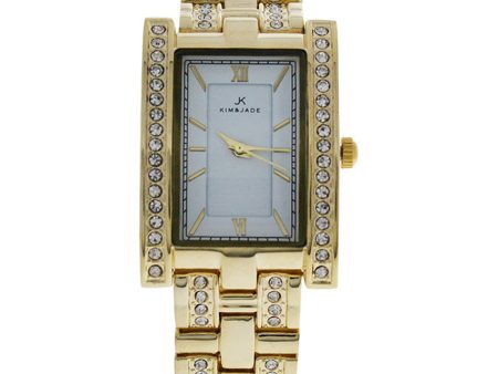 Kim & Jade 2060L-GW Gold Stainless Steel Bracelet Watch by Kim & Jade for Women - 1 Pc Watch Online