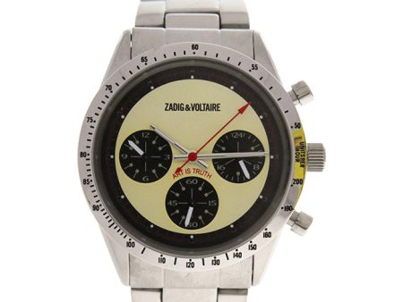 Zadig & Voltaire ZVM103 Master - Silver Stainless Steel Bracelet Watch by Zadig & Voltaire for Unisex - 1 Pc Watch Fashion