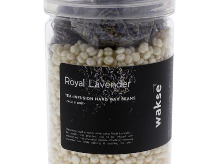 Wakse Royal Lavender Tea Infusion Hard Wax Beans by Wakse for Unisex - 10 oz Wax Online