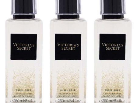 Victorias Secret Gold Angel by Victorias Secret for Women - 8.4 oz Fragrance Mist - Pack of 3 Fashion