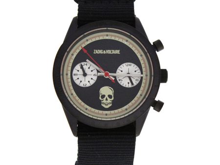 Zadig & Voltaire ZVM108 Black Nylon Strap Watch by Zadig & Voltaire for Unisex - 1 Pc Watch For Discount