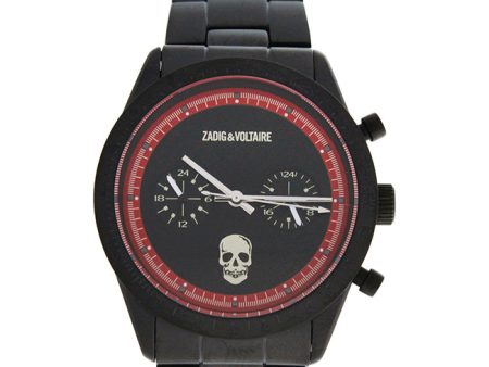 Zadig & Voltaire ZVM123 Master - Black Stainless Steel Bracelet Watch by Zadig & Voltaire for Unisex - 1 Pc Watch Supply