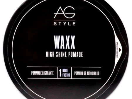 AG Hair Cosmetics Waxx High Shine Pomade by AG Hair Cosmetics for Unisex - 2.5 oz Pomade For Cheap