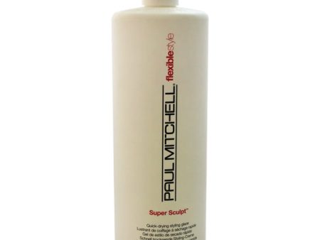 Paul Mitchell Super Sculpt Quick-Drying Styling Glaze by Paul Mitchell for Unisex - 33.8 oz Gel Hot on Sale