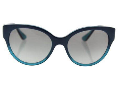 Vogue Vogue VO5035S 2381 11 - Dark Turquoise Gradient Transparent Azure Grey Gradient by Vogue for Women - 56-18-135 mm Sunglasses Cheap