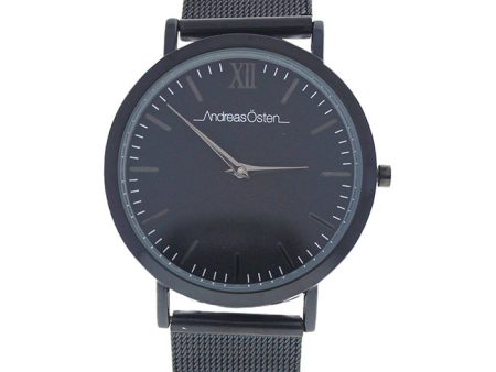 Andreas Osten AO-134 Distrig - Black Stainless Steel Mesh Bracelet Watch by Andreas Osten for Women - 1 Pc Watch Online Hot Sale