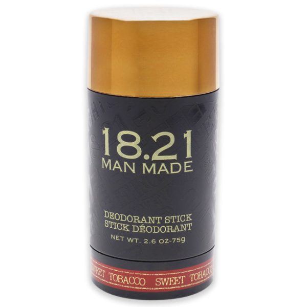 18.21 Man Made Deodorant Stick - Sweet Tobacco by 18.21 Man Made for Men - 2.6 oz Deodorant Stick For Discount