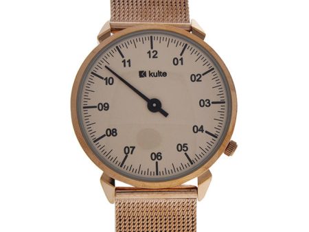 Kulte KU15-0014 Rose Gold Stainless Steel Mesh Bracelet Watch by Kulte for Unisex - 1 Pc Watch Online now