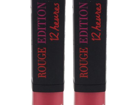 Bourjois Rouge Edition 12 Hours - 32 Rose Vanity by Bourjois for Women - 0.12 oz Lipstick - Pack of 2 Discount