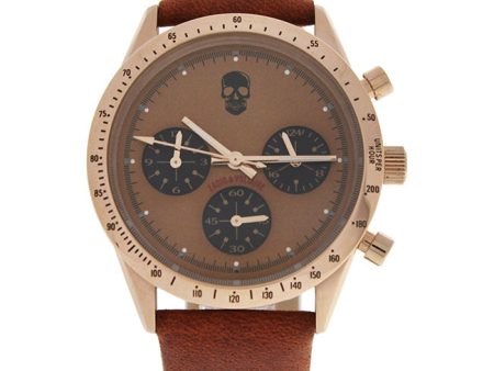 Zadig & Voltaire ZVM118 Master - Rose Gold Brown Leather Strap Watch by Zadig & Voltaire for Women - 1 Pc Watch For Discount