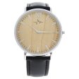 Andreas Osten AO-171 Hygge - Silver Black Leather Strap Watch by Andreas Osten for Unisex - 1 Pc Watch Hot on Sale